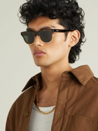Fendi - D-Frame Tortoiseshell Acetate and Gold-Tone Sunglasses