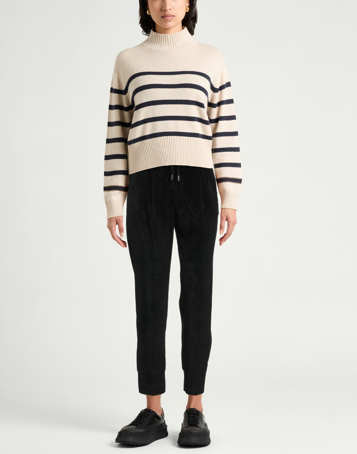 Peserico Womens Pants in Black