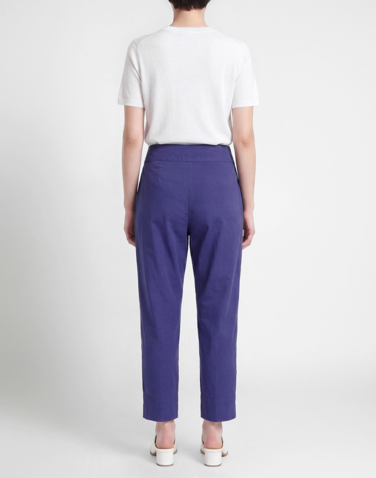 Alessia Santi Womens Pants in Purple