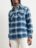 Polo Ralph Lauren - Checked Cotton-Flannel Shirt - Blue