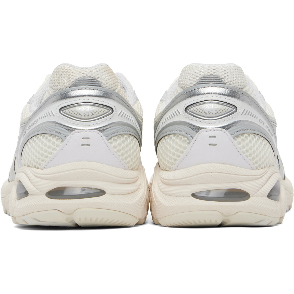 ASICS White & Silver GT-2160 Sneakers