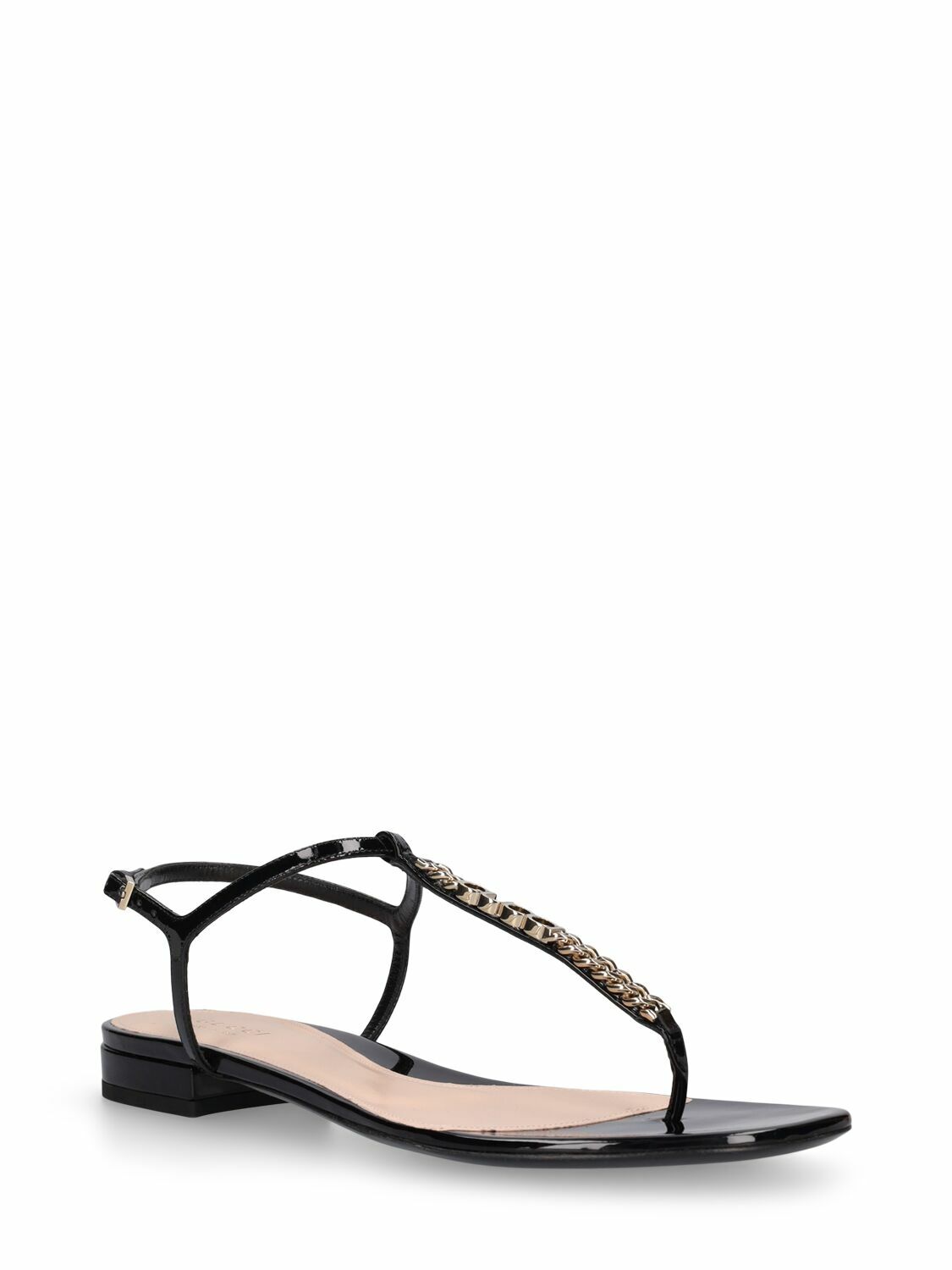 GUCCI 15mm Signoria Leather Thong Sandals Gucci