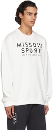 Missoni Sport Off-White Logo Sweatshirt
