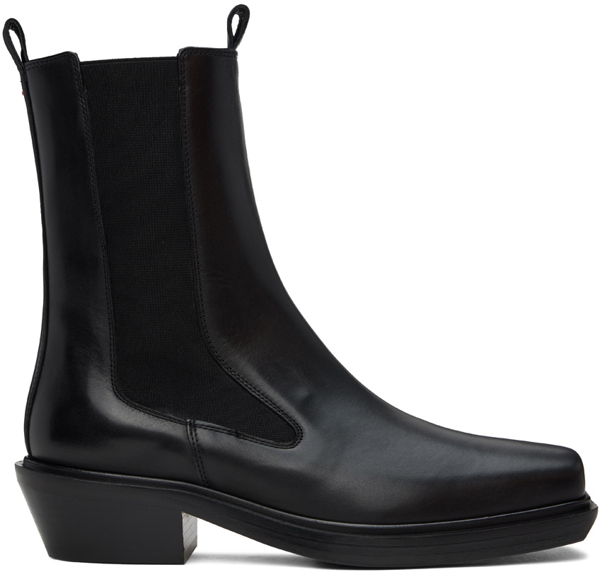 Aeyde Black Antonia Chelsea Boots