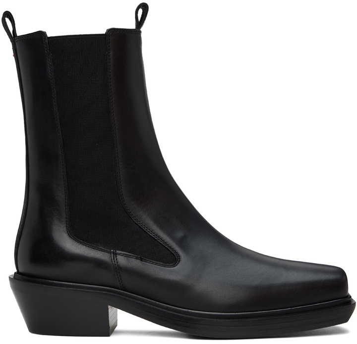 Photo: Aeyde Black Antonia Chelsea Boots