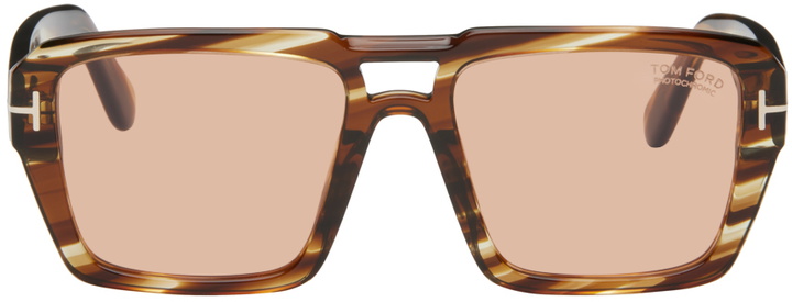 Photo: TOM FORD Brown Redford Sunglasses