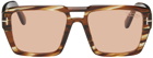 TOM FORD Brown Redford Sunglasses