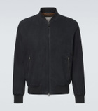Tod's Suede bomber jacket