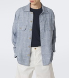 Ralph Lauren Purple Label Checked linen jacket