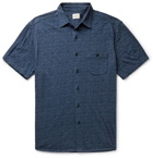 Faherty - Coast Printed Cotton Shirt - Blue