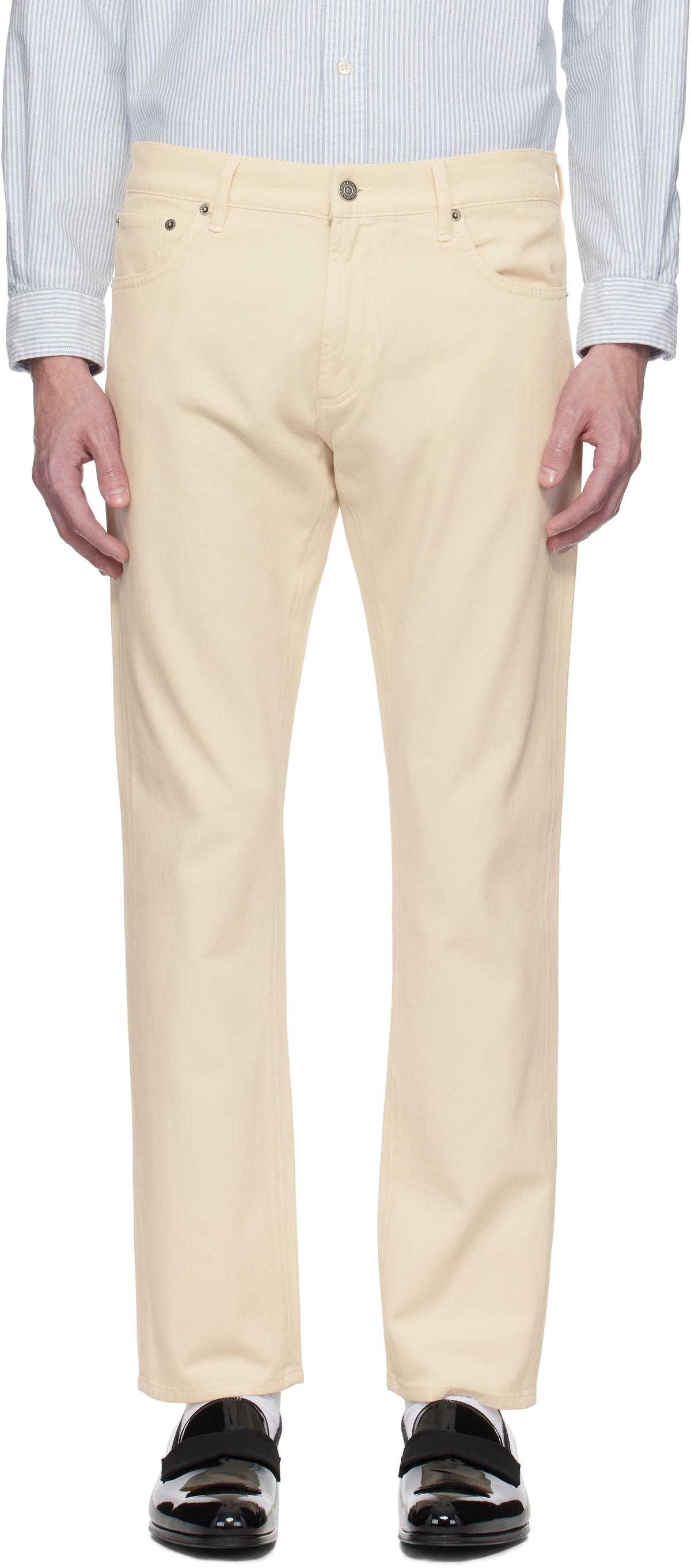 Ralph Lauren Purple Label Off-White Sherrington Jeans