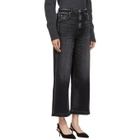Amo Black Ava Cropped Jeans