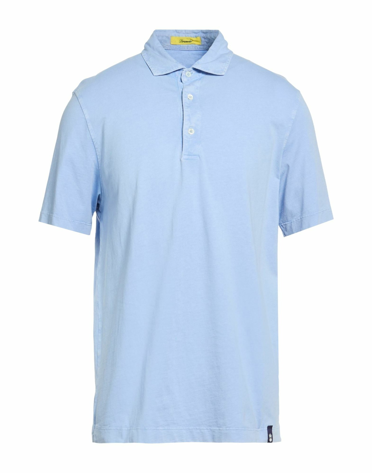 Drumohr Mens Polo shirt Light in Blue
