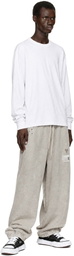 Maison MIHARA YASUHIRO Gray Bleached Sweatpants