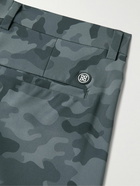 G/FORE - Maverick Hybrid Straight-Leg Camouflage-Print Stretch-Shell Golf Shorts - Gray