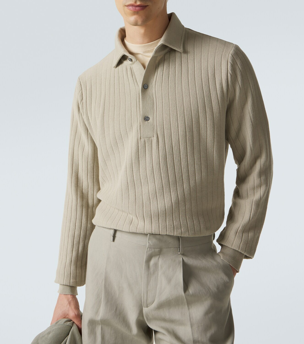 Lardini Cotton polo sweater