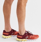 On - Cloudflow Mesh Running Sneakers - Red