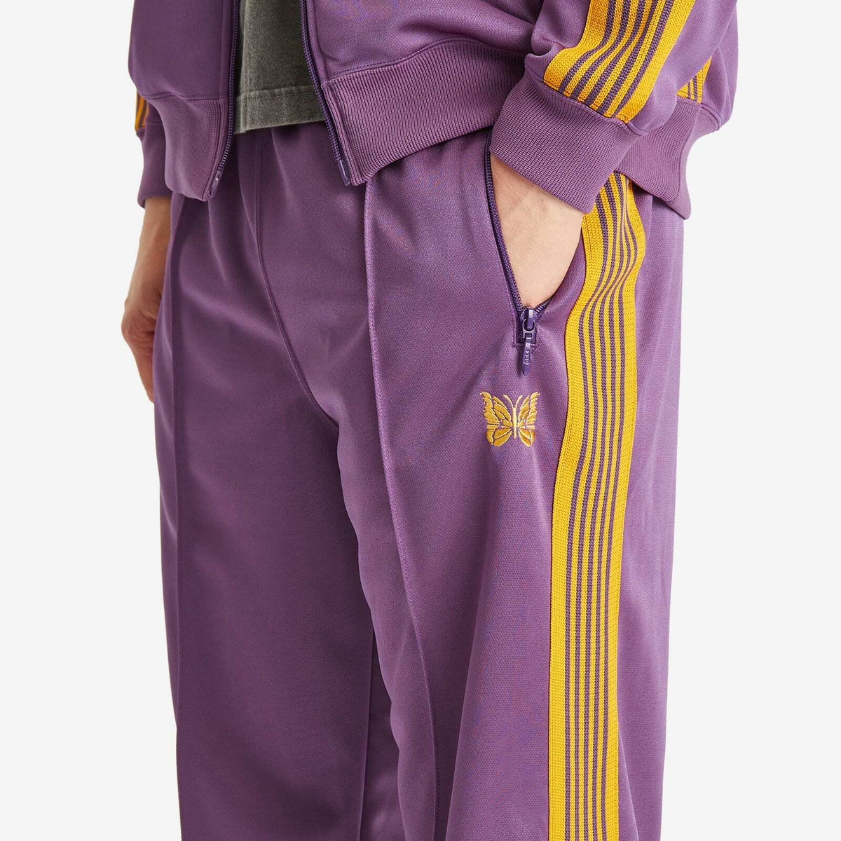 パンツ Needles  Narrow Track Pant 22aw purple 1 Needles - Needles Narrow Track Pant 22aw purpleの通販 by