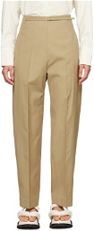 GIA STUDIOS Brown Belted Trousers