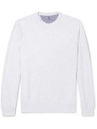 Brunello Cucinelli - Cotton-Blend Jersey Sweatshirt - Gray