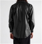 Sasquatchfabrix. - Faux Leather Shirt - Black