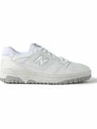 New Balance - 550 Perforated Leather Sneakers - White