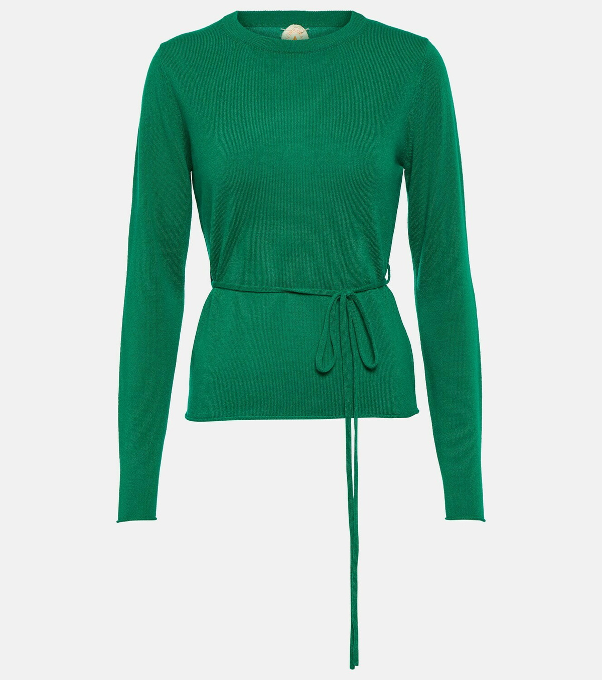 Jardin des Orangers Belted wool and cashmere sweater