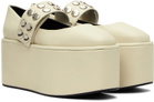 Molly Goddard Off-White Sonia Platform Pumps