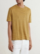Massimo Alba - Panarea Linen and Cotton T-shirt - Yellow