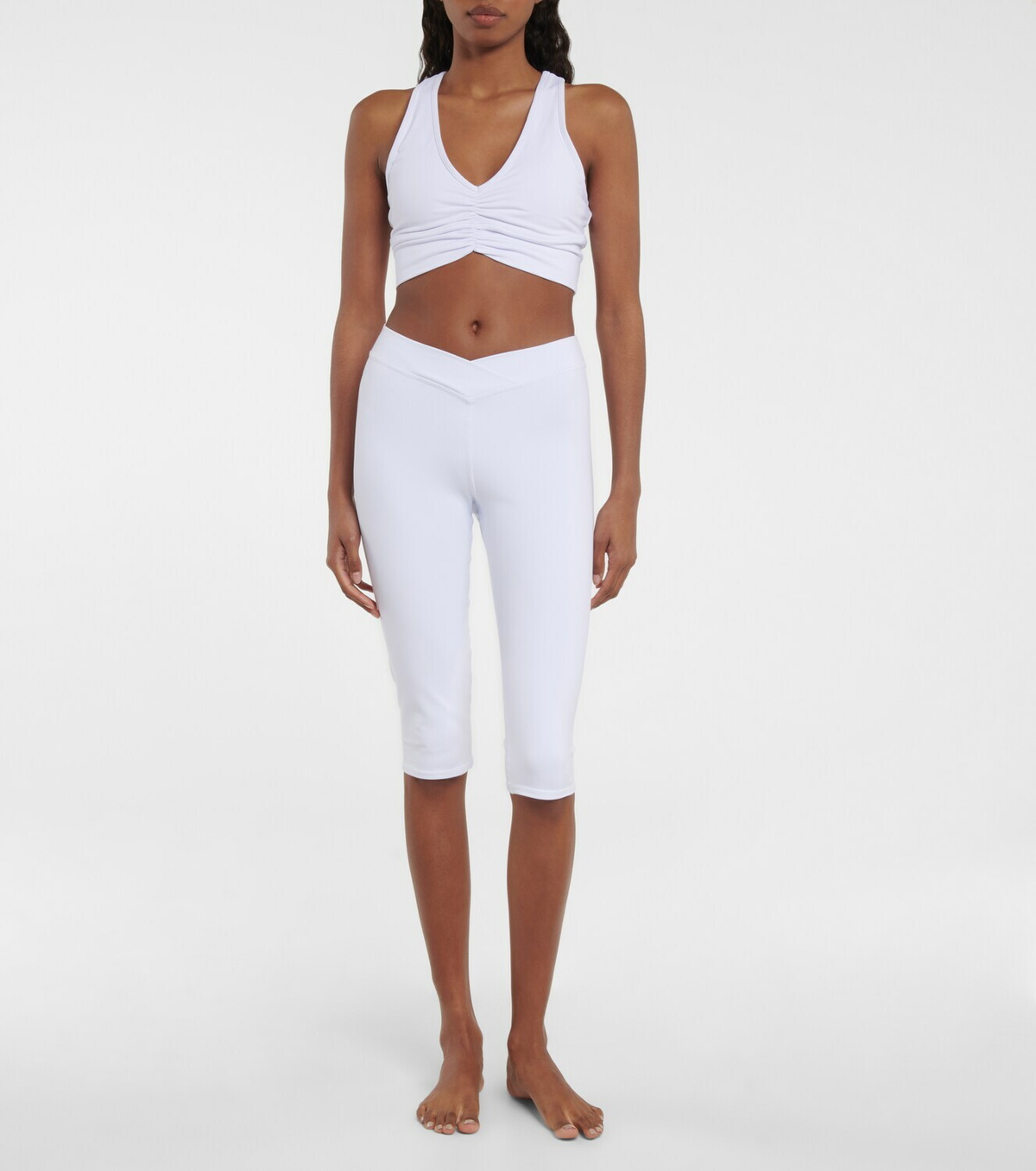 alo YOGA ホワイト ワンジー XS Alo Yoga Interlace Yoga Leggings at YogaOutlet.com - Free Shipping