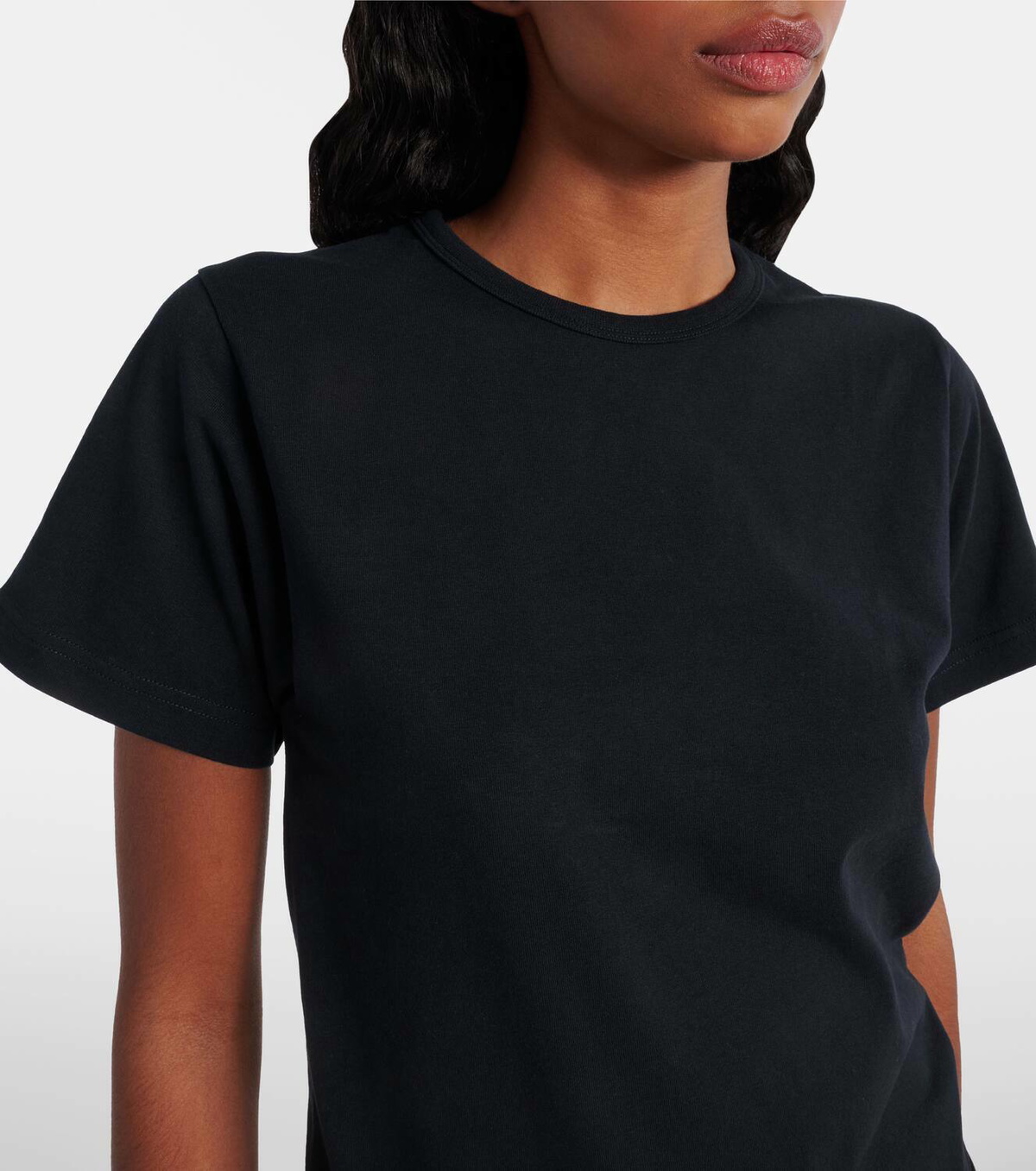Balenciaga Belted cotton-blend jersey minidress