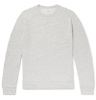 Hartford - Mélange Loopback Cotton-Jersey Sweatshirt - Gray