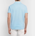 Loro Piana - Cotton-Piqué Polo Shirt - Sky blue