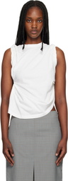 OUR LEGACY White Twisted T-shirt