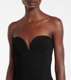 Galvan Thalia bustier dress
