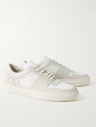 Common Projects - BBall Low Decades Mesh and Leather Sneakers - Gray