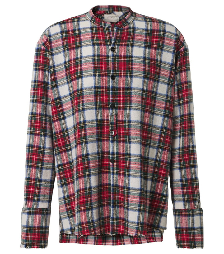 Photo: Greg Lauren Plaid cotton shirt