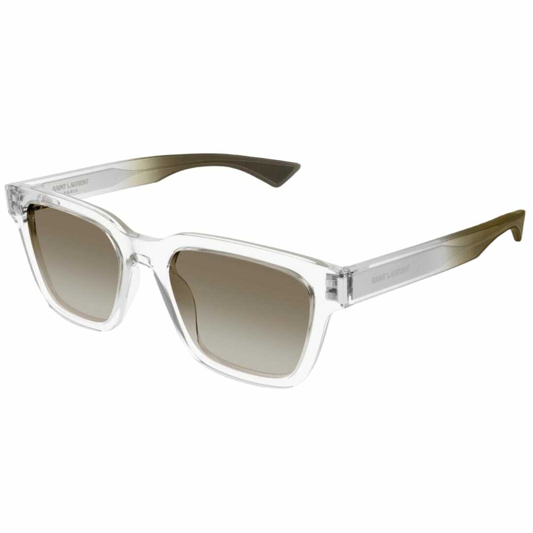 Saint Laurent Eyewear Sl 790/f005 Crystal Crystal Green