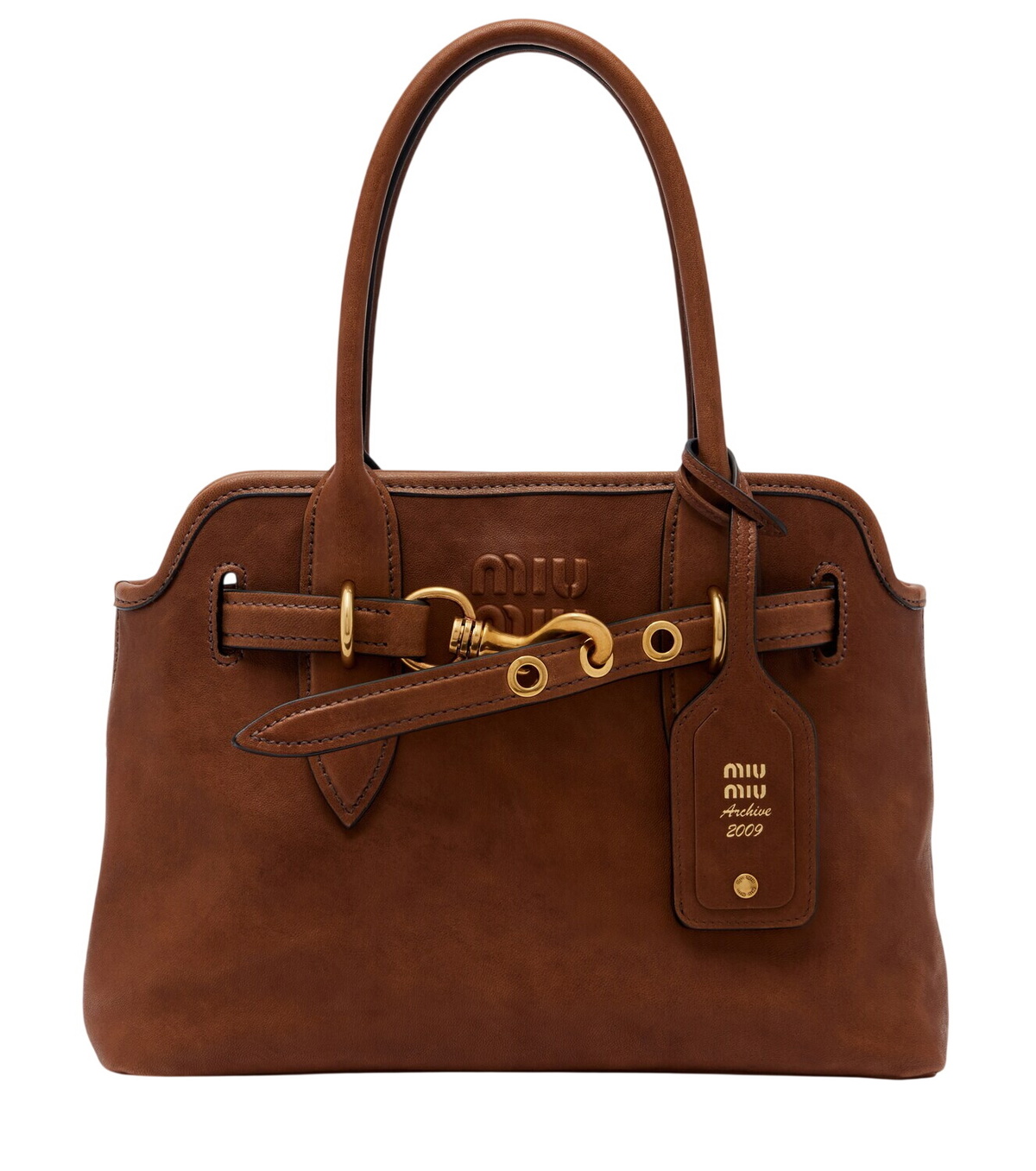 Miu Miu Arcadie leather bag charm Miu Miu