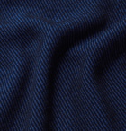 Incotex - Urban Traveller Slim-Fit Striped Ribbed Cotton-Blend Sweater - Blue