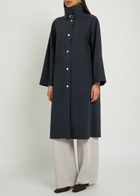 Herno High-neck Stretch-polyamide Coat Blue