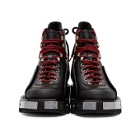 Dsquared2 Black Lace-Up Hiker Boots