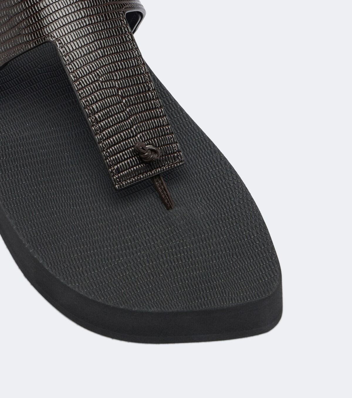 Christen Edge leather thong sandals