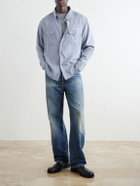 Visvim - Meridian Logo-Embroidered Canvas Shirt - Gray