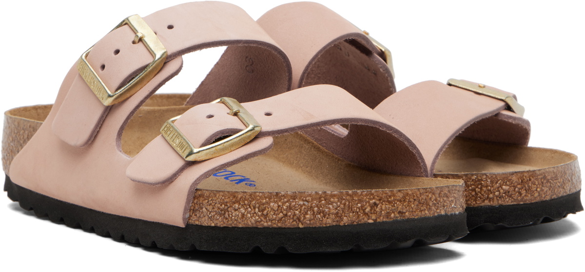 Birkenstock Pink Regular Arizona Soft Footbed Sandals