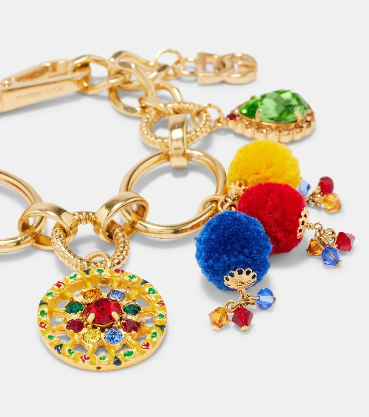 Dolce&Gabbana Embellished chain bracelet
