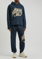 Honor The Gift Entertainment Hooded Cotton Sweatshirt Blue