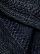 S.N.S. Herning - Striped Textured Virgin Wool Sweater - Blue