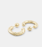Lauren Rubinski Peggy 14kt gold earrings with diamonds