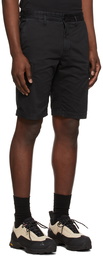 Stone Island Black Cotton Shorts